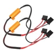 thumbnail image 1 of Ouitble Decodificador de Faros LED, 2 uds. Decodificadores LED de Coche para Faros H7, antihiperflash, sin Error, cableado de Resistencia de Carga, 1 of 5