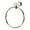 Polished Nickel, variant on Alno A8740 Infinity 6" Wall Mounted Towel Ring - Brass