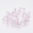 thumbnail image 2 of Imitation Austrian Crystal Beads Grade AAA Faceted Bicone Violet 3x3mm Hole: 0.7~0.9mm, 2 of 3