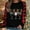 Black#12, variant on LEAVINGSUO Long Sleeve T Shirts for Women Loose Fit,Women's Winter Printed Loose T-shirt Long Sleeves Blouse Round Neck Casual Black S