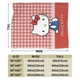 thumbnail image 2 of Hello Kitty Blanket, Super Soft Throw Blanket, Cozy Flannel Blankets For Boys Girls, Warm Blankets For Couch Sofa Bed, 80"X60", 2 of 9