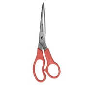 Westcott All Purpose Scissors, 8", Stainless Steel, Red, 1-Count