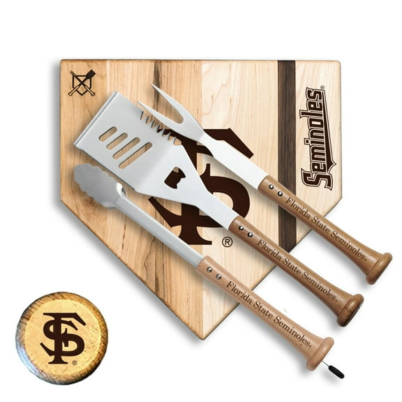 Baseball BBQ  Florida State Seminoles 12" Silver Slugger Combo Set