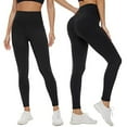 thumbnail image 4 of Leggings d'Entraînement Noirs pour Femmes, Pantalons de Course et de Yoga, 4 of 4