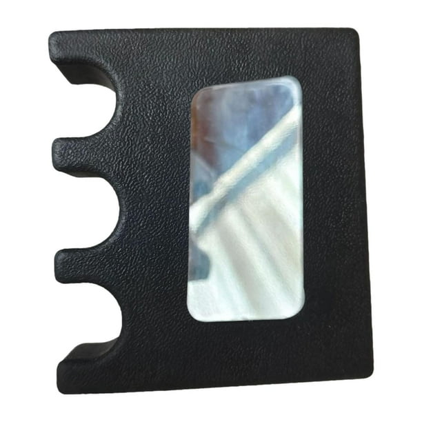 Cue de piscina Cue de piscina Rack Space Saving Cue Hoder Professional Gifts Equipment Organizador Negro para mesa Club de juegos de piscina 3 hoyos