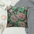 thumbnail image 2 of Nawypu  Throw Pillow Cover Seamless Vintage Flower Pattern on Navy Background Decorative Square Pillow Case for Home Bedroom Living Room Cushion Cover, 2 of 5