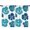 Blue Pioneer Flower-2, variant on Blackout Kids Curtains,Blue Pioneer Flower Childrens Insulated Curtains Set Of 2,Bedroom Essentials,Toddler Room Decor 42x54in(106x137cm)