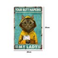 thumbnail image 2 of Placa de Metal Retro de gato, letrero de estaño para Bar, Club, cafetería, cartel Vintage, artes de pared, 2 of 7