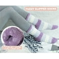 thumbnail image 3 of Womens Fuzzy Socks Fluffy Cozy Comfy Warm Cabin Plush Soft Winter Socks Christmas Birthday Gifts Stocking Stuffers for Teen Girls Women Mom Wife, 3 of 6