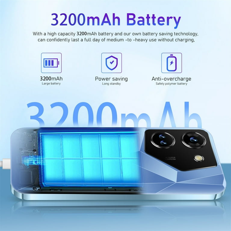 FYTPOV Android Phone, 5.5 Inch Smartphone SIM Android Gaming