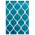 thumbnail image 3 of United Weavers Drachma Freya Modern Trellis Area Rug, Turquoise, 5'3" x 7'6", 3 of 5