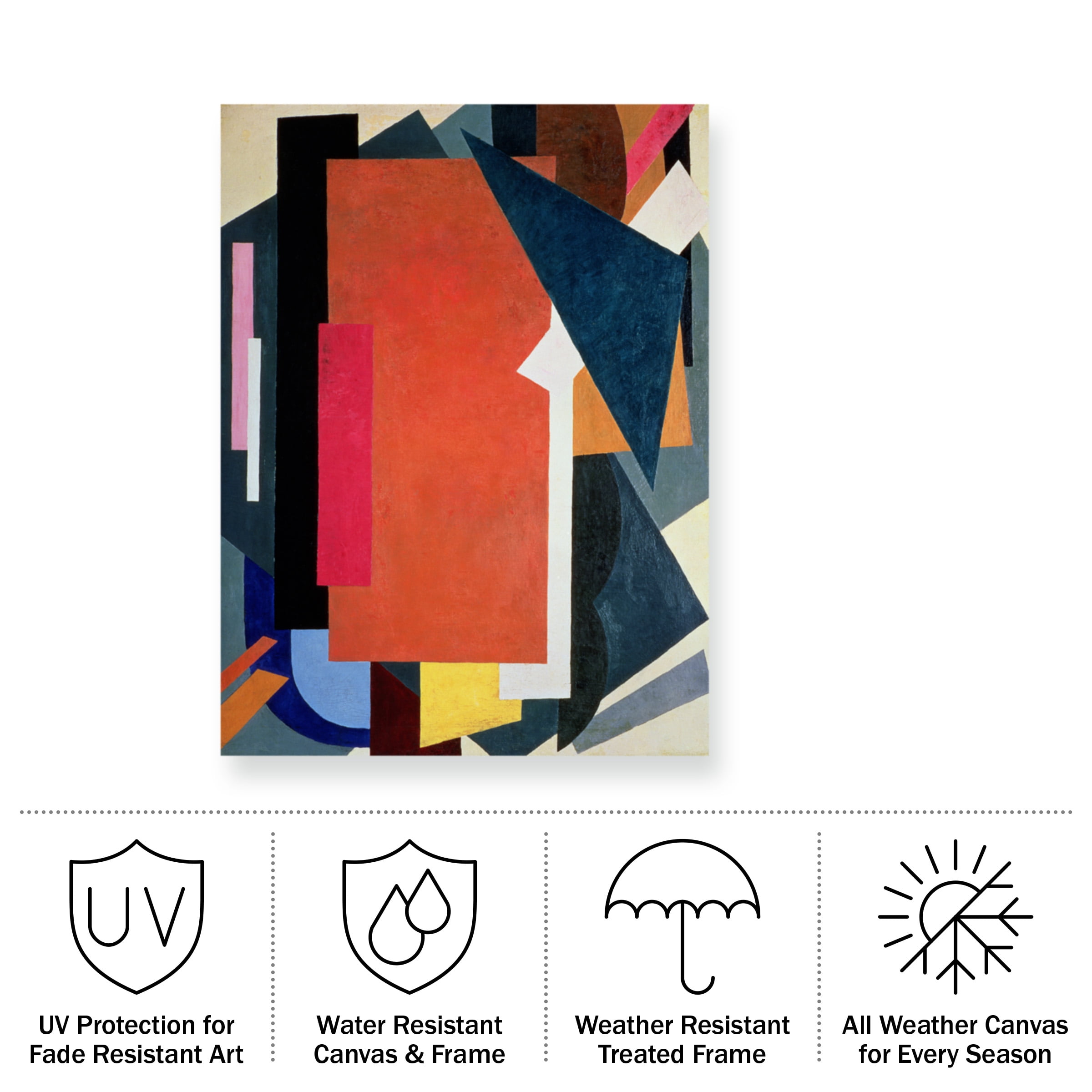 Unknown 'Abstract III' Outdoor All-Weather Wall Decor