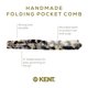 thumbnail image 4 of Peine de bolsillo KENT 82T TW hecho a mano para hombre con dientes finos, 4 of 8