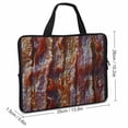 thumbnail image 2 of AWERP Bacon Laptop Bag Diving Fabric Computer Protective Handle Case Tablet Cover Neoprene 13inch, 2 of 5