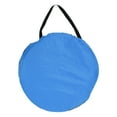 thumbnail image 5 of 1-2 Person Blue Pop Up Privacy Tent for Camping & Outdoor Use | Instant Toilet Shower Changing Room Shelter with Steel Frame, Zipper Door & Storage Pocket | 120x120x190cm, 5 of 12