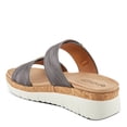 thumbnail image 5 of Patrizia Women's VELVETTE Two-Strap Buckle Slide Sandals Charcoal EU 40 / US 9, 5 of 5