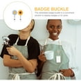 thumbnail image 4 of BESTYASH 2Pcs Badge Clip Sunflower Shape Abs Assorted Color Perfect for Nurses Everyday Use, 4 of 6