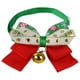 thumbnail image 1 of Collar navideño para perro con cascabel, ajustable, para mascotas, decoración, collar navideño para gato., 1 of 5