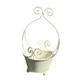 thumbnail image 4 of Vsenkes Vintage Rustic Metal Wall Planter Nordic Plant Holder for Wall Country Decor White, 4 of 9