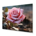 thumbnail image 2 of Designart "In Pink Flowers Serenity painting" Floral Metal Wall Decor, 2 of 5