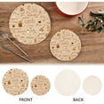 thumbnail image 4 of SKYSONIC Coffee Cups Coffee Grinders Coffe Bean Trivet Pot Holder Set of Potholders for Kitchens 100% Cotton Thread Weave Trivets Kitchen Trivet for Table Countertop Protector Hot Pads Pans Mats, 4 of 7