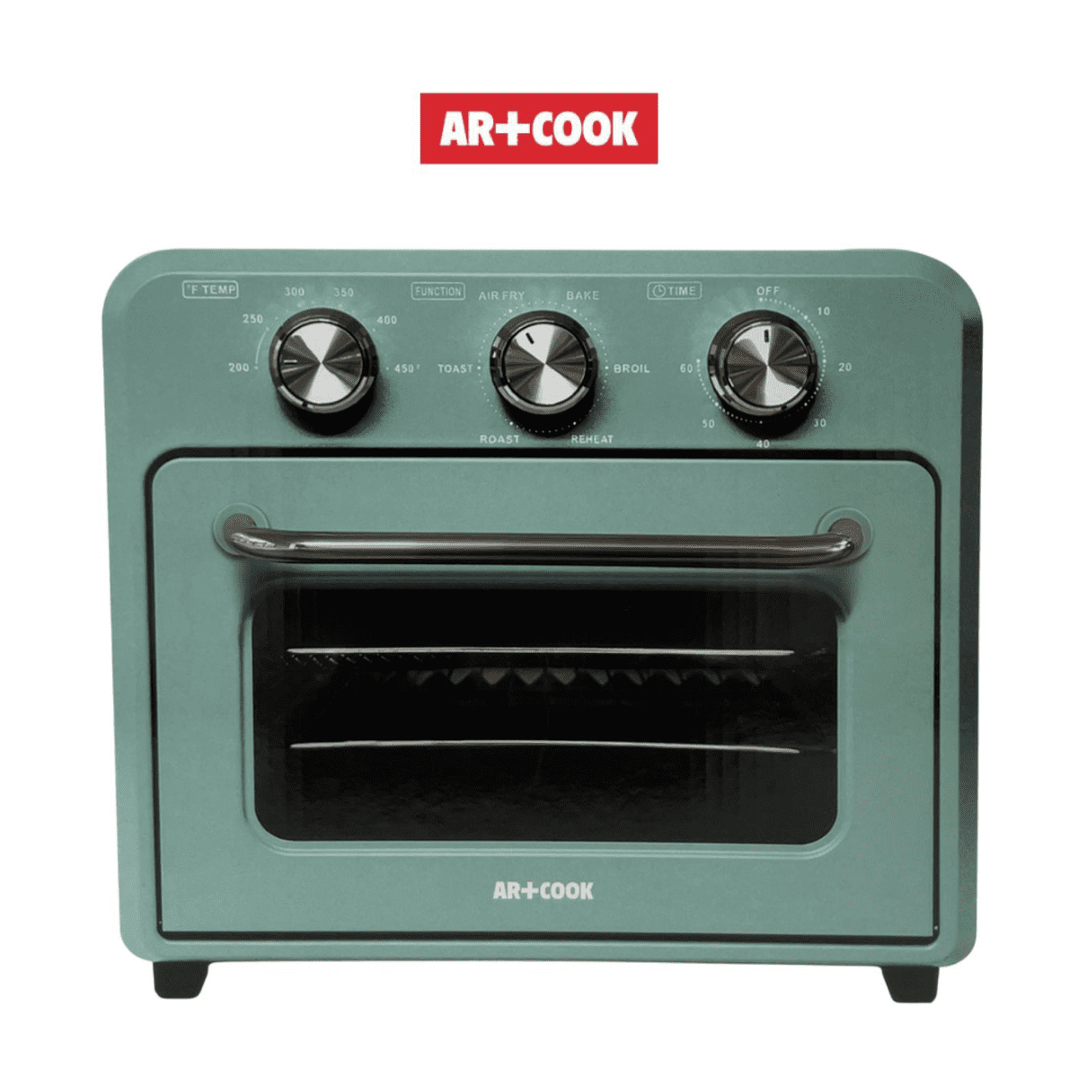 AR+COOK 17 Qt Capacity Air Fryer Oven, Aqua Blue