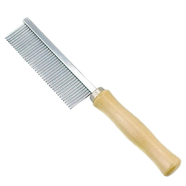 Flea Comb|Wooden Handle Combs|Dog Grooming Flea Comb Cat Tear Stain ...