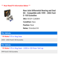 thumbnail image 2 of Rear Axle Differential Bearing and Seal Kit - Compatible with 1999 - 2002 Ford E-150 Econoline 2000 2001, 2 of 2