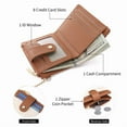 thumbnail image 6 of GAEKEAO Wallet for Women Samll RFID Blocking Credit Card Holder Bifold Women Wallet With Keychain, 6 of 9