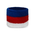 thumbnail image 5 of Couver Unisex Cotton Terry Wrist Sweatbands, 2-Pairs, Thailand Flag, 2.5-Inch, 5 of 7
