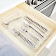 thumbnail image 6 of iDesign Crisp Clear Plastic Silverware Silverware Organizer, 6 of 6