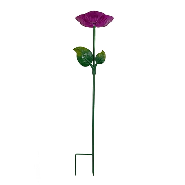 Comedero de hierro exterior para pájaros, metal duradero para patio de jardín, decoración de jardín resistente a la intemperie de estilo europeo para pájaros y arreglos florales