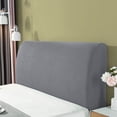 thumbnail image 6 of Upgraded Fully Enclosed Headboard Cover Elastic Modern Bedhead Protector Dusts Proof Fabric Slipcover For Upholstered Headboards Easiler Wash Stretchable Designs M, 6 of 8