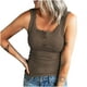 thumbnail image 1 of Mujeres Casual Tanques Sin mangas Botones Adelgazar Sólido Suéter Chaleco Blusa Tops Fridja qr146, 1 of 8