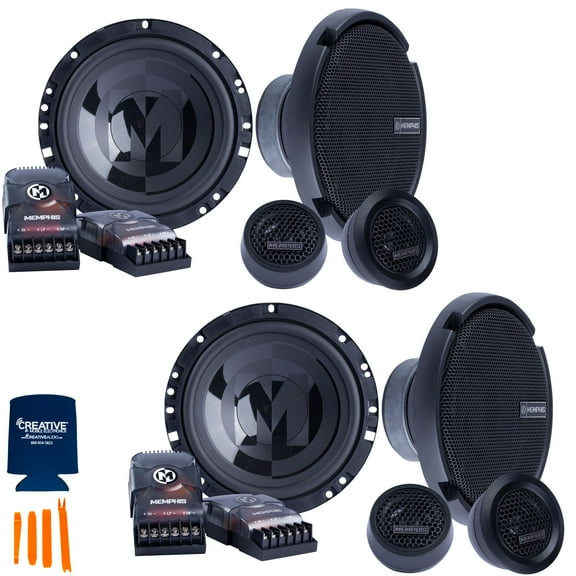 Memphis Audio 2 Pairs of PRX60C Power Reference 6.75" Component Speakers