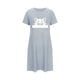 thumbnail image 4 of Camisón corto de talla grande para mujer, camisón de manga corta con estampado de pecho a la moda, camisón para mujer, 4 of 5