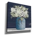 thumbnail image 2 of Epic Graffiti 'White Flowers I' by Cindy Jacobs, Canvas Wall Art, 12"x12", 2 of 2