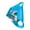 Blue, variant on Aluminum Alloy Rock Climbing Chest Ascender Abdominal Risers Rope Clamp Fall Prevention Device Climbing Rappelling Equip