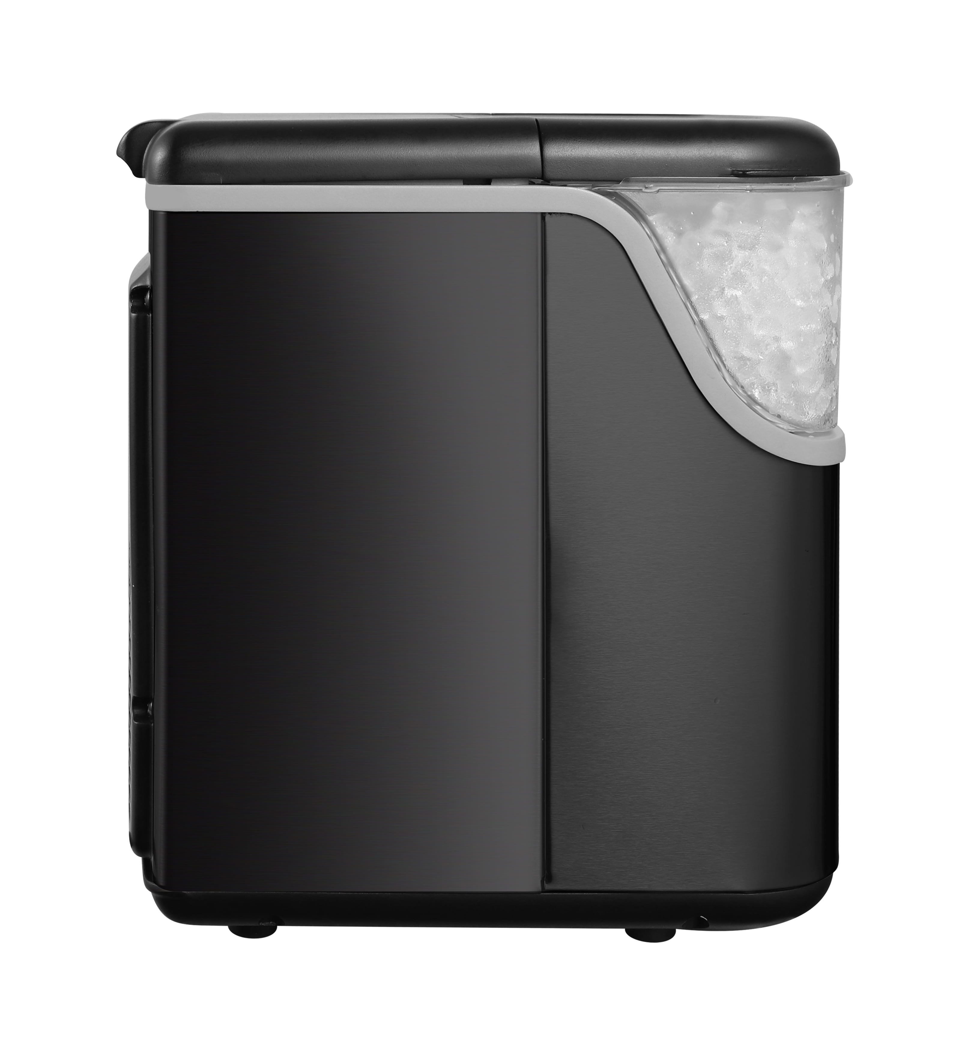 Frigidaire 33 lbs. Countertop Nugget Ice Maker, Self-Cleaning Ice Machine with Touch Controls, Black Stainless Steel