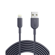 Anker Powerline II Lightning Cable for iPhone, 10ft./10', Durable, MFi Certified for iPhone and iPad, Gray