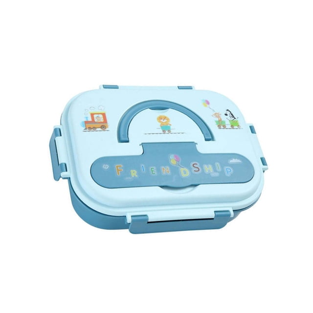 serony Boîte à Lunch Portable Micro-Ondable avec Poignée 1350ml pour Garderie Bureau Bleu