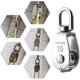 thumbnail image 5 of Pack of 12 M15 304 stainless steel pulleys with metal cable, 5 of 5