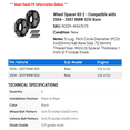 thumbnail image 2 of Wheel Spacer Kit 2 - Compatible with 2004 - 2007 BMW 525i Base - Autopart Premium, 2 of 2