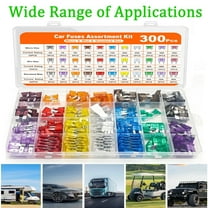 MKDAQIQIU Car Fuse Assortment Kit 300Pcs Automotive Fuses