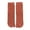 Brick Red, variant on Naierhg Thermal socks 1 Pair Women Sock Middle Tube Two Toes Solid Color Soft High Elasticity Anti slip Ankle Sweat Absosrption Fall Winter Socks Brick Red