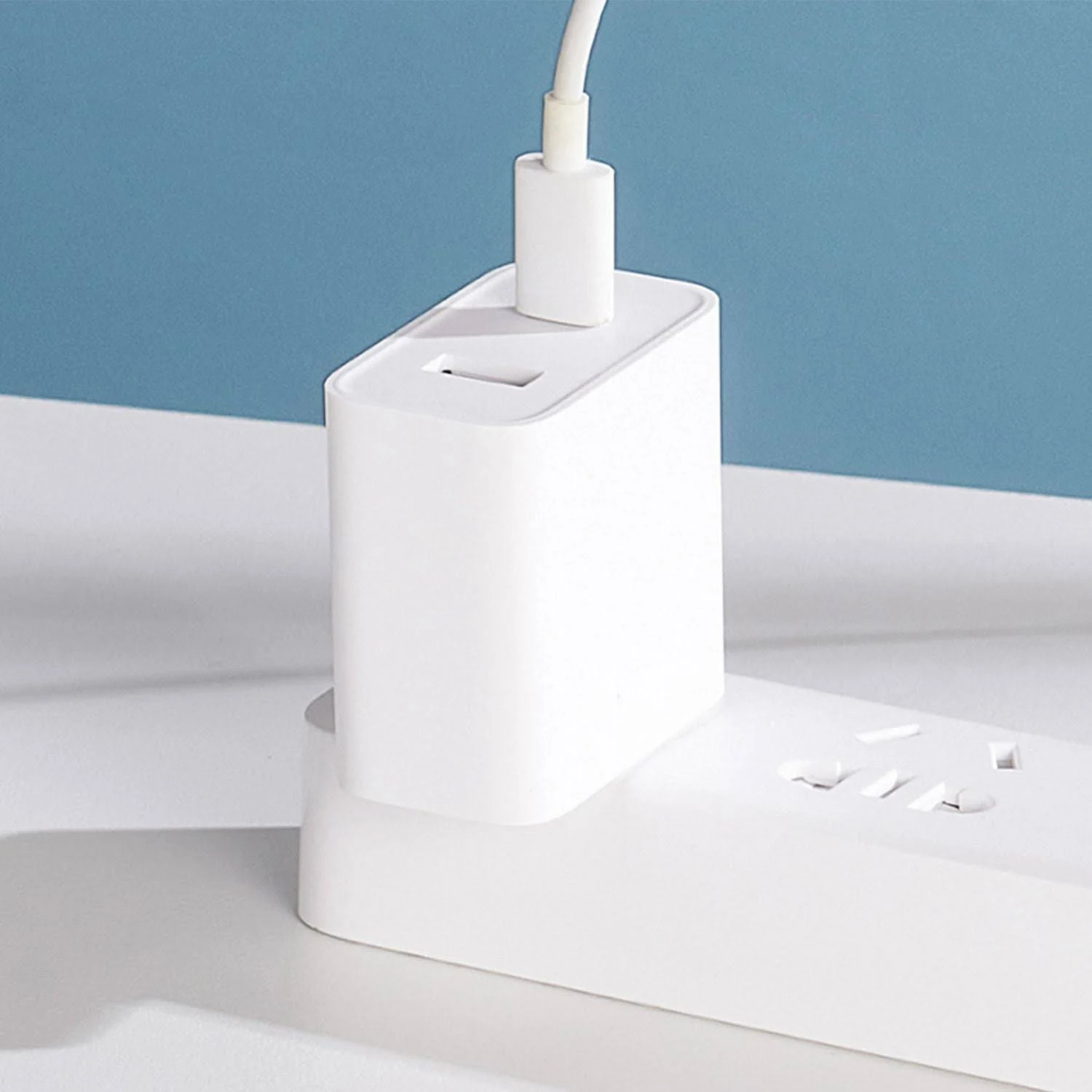 Xiaomi Mi 33W Wall Charger, Dual-port Outlet (Type-A & Type-C Ports) PD Charging, White