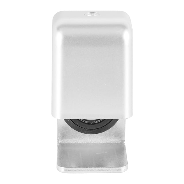 Shisuyan Porte Coulissante Encadrée en Acier Inoxydable, Bas de Porte, Guide de Sol Réglable, Rouleau de Maintien