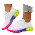 thumbnail image 3 of Women's Stylish Knitted Sneakers for Running and Casual Wear - Breathable Comfortable for Workouts and Leisure Activities, 3 of 9