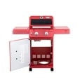 thumbnail image 6 of Monument Grills 2-Burner Propane Gas Grill with Clear View Lid and LED Controls, Red, 6 of 14
