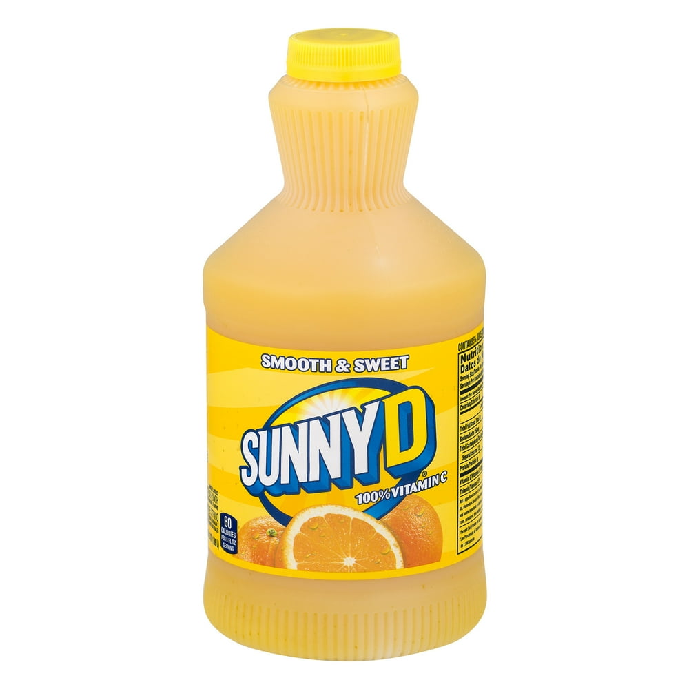 Sunny D Smooth Orange Citrus Punch, Half Gallon